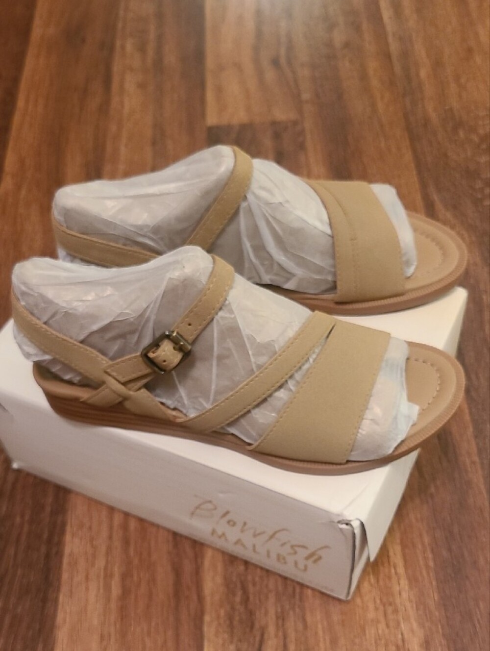 Blowfish Malibu Arrow Sandals in Taupe